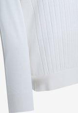 Brunello Cucinelli Ribbed Knit Sweater White M29204000C2723_X_98808a4d-0bd0-425a-b937-e2512c29dab9