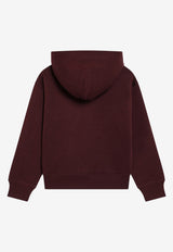 Polo Ralph Lauren Kids Boys Embroidered Logo Hoodie Burgundy 323B27301002CO/T_POLOR-RR