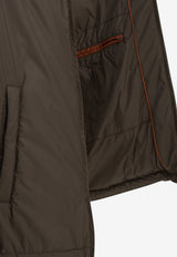 Herno Zip-Up Lightweight Padded Jacket Brown GI00109UR129158800_b3dbd66e-bc79-457c-a5f3-05deb233c4c3