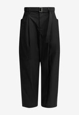 Sacai Typewriter Parachute Pants Black 26-04043M001_6577b563-8374-4607-b558-0515808ce406
