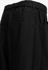 Sacai Typewriter Parachute Pants Black 26-04043M001_6577b563-8374-4607-b558-0515808ce406