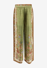 Zimmermann Indra Floral Print Wide-Leg Silk Pants Multicolor 6251PSS262KHSF_Khaki Floral_70224400