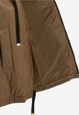 Max Mara The Cube Water-Repellent Zip-Up Vest Brown 2629296014600GREENGO051_8b2d800a-66bd-49b4-90ec-7e096c8ba0b5