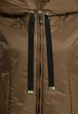 Max Mara The Cube Water-Repellent Zip-Up Vest Brown 2629296014600GREENGO051_8b2d800a-66bd-49b4-90ec-7e096c8ba0b5