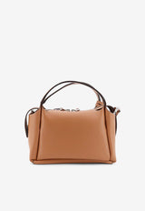 Tod's Apa Timeless T Charm Leather Crossbody Bag Brown XBWAPAU0100QRIS410_KENIA SCURO_70014059
