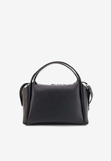 Tod's Apa Timeless T Charm Leather Crossbody Bag Black XBWAPAU0100QRIB999_Black_70014067