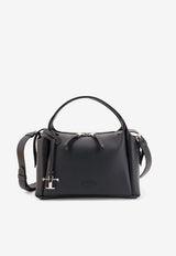 Tod's Apa Timeless T Charm Leather Crossbody Bag Black XBWAPAU0100QRIB999_Black_70014067