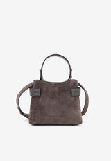Brunello Cucinelli Small Essence Suede Crossbody Bag Black MBDLD2499C9795_Pepe_70014665