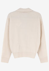 Brunello Cucinelli Cashmere Wrap Sweater White M12724306C2832_ENGLISHWHITE_70014705