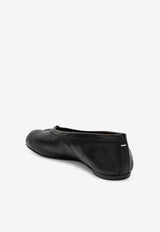 Maison Margiela Tabi Ballet Flats in Leather Black S58WZ0127P3753/T_MARGI-T8013