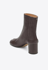 Maison Margiela Tabi 60 Leather Ankle Boots Brown S58WU0246P3753/T_MARGI-T2358