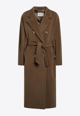 Max Mara Madame Iconic Double-Breasted Coat Brown MADAMEWO/T_MAXM-010