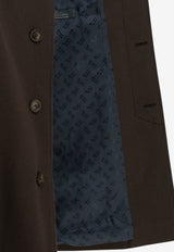 Herno Single-Breasted Long Coat in Cashmere Brown CA000228U381268800_924c4da1-f6d0-4c2e-9530-af52721d51a0
