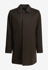 Herno Single-Breasted Long Coat in Cashmere Brown CA000228U381268800_924c4da1-f6d0-4c2e-9530-af52721d51a0