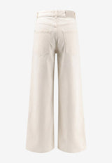 Brunello Cucinelli Logo Patch Boyfriend Jeans Beige M0H81P4075C1101_PANAMA_70014882
