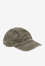 Golden Goose DB Golden Patch Faded Denim Baseball Cap Green GUP02837P00273460529_DARK KALAMATA_70224422