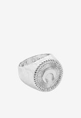 Marine Serre Silver-Plated Signet Ring Silver UJW071ARMET0001_MT11