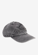 Golden Goose DB Golden Patch Faded Denim Baseball Cap Gray GUP02837P00273460188_ANTHRACITE_70224523