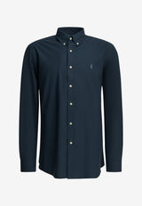 Polo Ralph Lauren Embroidered Buttoned Shirt Blue 710928255001NEWPORT NAVY_343c8467-1106-4db1-aa64-4c36b77c1e15