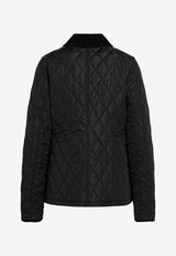 Burberry Corduroy-Collar Quilted Jacket Black 8107510166468/T_BURBE-C1900