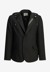 Sacai X Nylon Hooded Blazer Black 26-04026M001_00f55ad6-7916-46cd-aba7-82df23265e4c