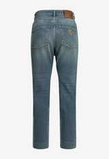Valentino V Patch Straight-Leg Washed Jeans Blue 9B3DD22NACH558_aa86a14a-5e15-43eb-b2a4-08ca782303a9