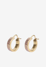 Miu Miu Enamel Hoop Earrings Pink 5IO1032F6T_F0615