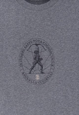 Brunello Cucinelli Embroidered Crewneck T-shirt Gray M0B138519C080_Piombo_70014661