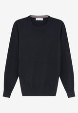 Brunello Cucinelli Cashmere Crewneck Sweater Gray M2200100CH101_NEROGRIGIOMEDIO_70014680