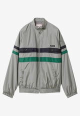 Miu Miu Technical Zip-Up Jacket Gray ML1522SOOO163N_F0112