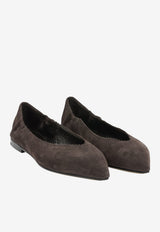 Pomme D'Or Camoscio Suede Ballet Flats Brown 1200BCAMOSCIO COFFEE_f5d3adec-369b-49a6-b0c8-ad9e47ed1f24