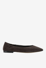 Pomme D'Or Camoscio Suede Ballet Flats Brown 1200BCAMOSCIO COFFEE_f5d3adec-369b-49a6-b0c8-ad9e47ed1f24