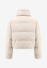 Brunello Cucinelli High-Neck Puffer Jacket Cream MH5257474C018_Sabbia_70014703