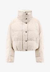 Brunello Cucinelli High-Neck Puffer Jacket Cream MH5257474C018_Sabbia_70014703