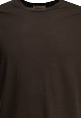 Herno Resort Wool T-shirt Brown JG00054UR520688800_8db483cf-34ae-4193-927d-0475c49c8b8b