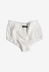 Miu Miu Lace-Trimmed Briefs White SP9483SOOO1951_F0009