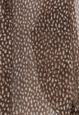 Brunello Cucinelli Sheer Silk Printed Shirt Brown MG961M2Z16C002_CHOCOLATE_70014731