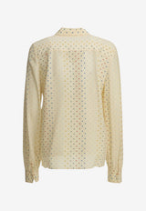 Valentino Starry Silk Blouse with Lavallière Collar Beige 9B3AB8L6ABTCVT_c2d5ab89-3303-4fd7-9641-f64cb7ebd199