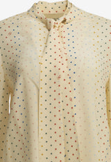 Valentino Starry Silk Blouse with Lavallière Collar Beige 9B3AB8L6ABTCVT_c2d5ab89-3303-4fd7-9641-f64cb7ebd199