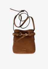 Miu Miu Nappa Leather Crossbody Bag Brown 5NR461AEFX_F0316