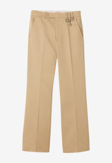 Miu Miu Embroidered Chino Pants Beige MP2024SOOO1UPX_F0065