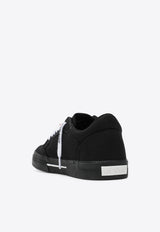 Off-White Vulcanized Low-Top Canvas Sneakers Black OMIA293C99FAB003/T_OFFW-1001