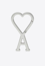 AMI PARIS Ami De Coeur Carabiner Key-ring Silver UKR907369/T_AMI-905