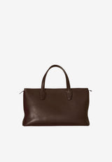 The Row Marcel Leather Top Handle Bag Brown W1909L72DEOS_DEEP BROWN ANS_70041868