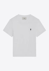 AMI PARIS Ami De Coeur Crewneck T-shirt White FTS347724/T_AMI-100