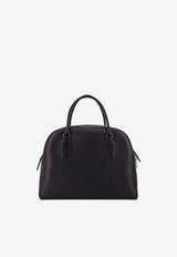 The Row India 12 Leather Handbag Black W1595L72BAS_BLACK ANS_70152764