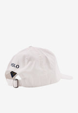 Polo Ralph Lauren Logo Embroidered Baseball Cap White 710548524011_WHITENEWPORTNAVY_70224406