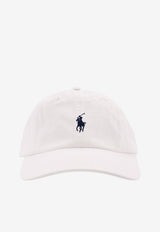 Polo Ralph Lauren Logo Embroidered Baseball Cap White 710548524011_WHITENEWPORTNAVY_70224406