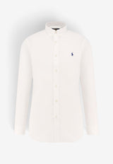 Polo Ralph Lauren Slim Logo Shirt White 710928254002_WHITE_70224426