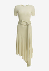 Alaïa Draped Midi Dress White AA9R3137J090D102_2c808503-cff7-4c2d-b7d9-4ebdef4a54ca